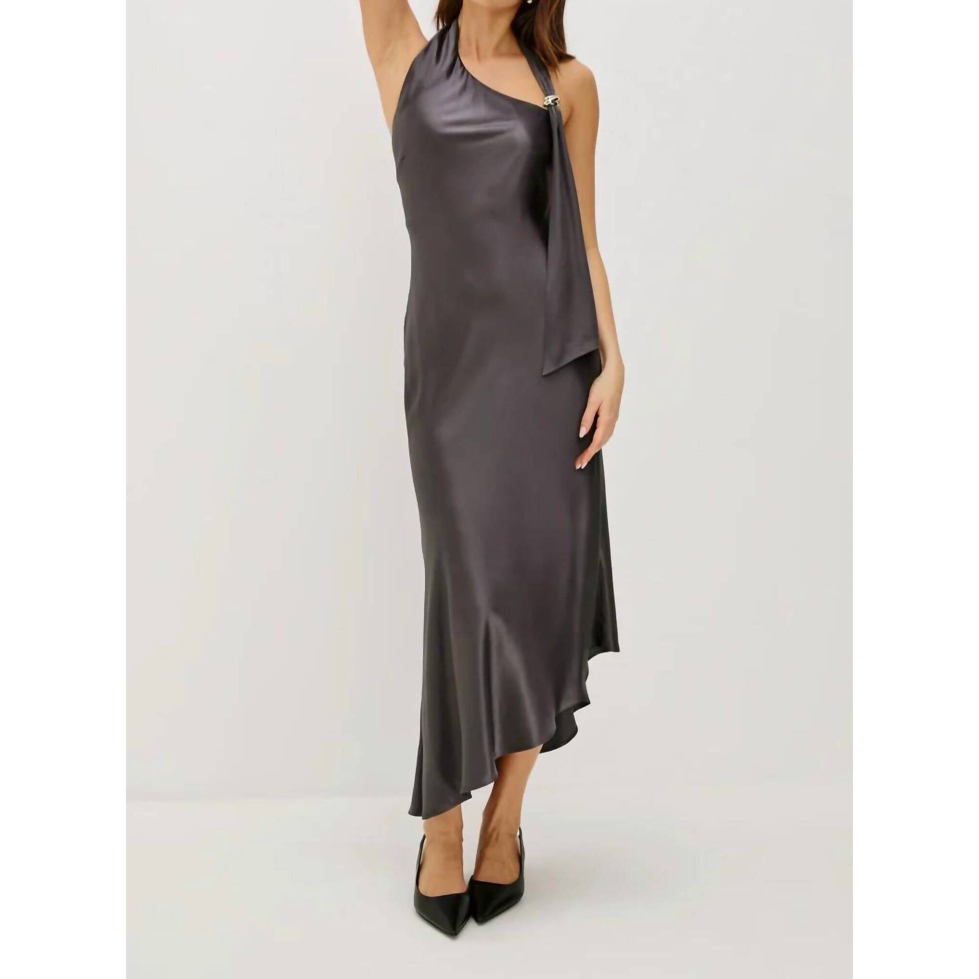 New Rails Adra Dress In Gunmetal